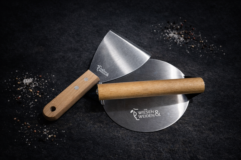 Burger Smasher & Pfannenwender/ Spachtel - Set
